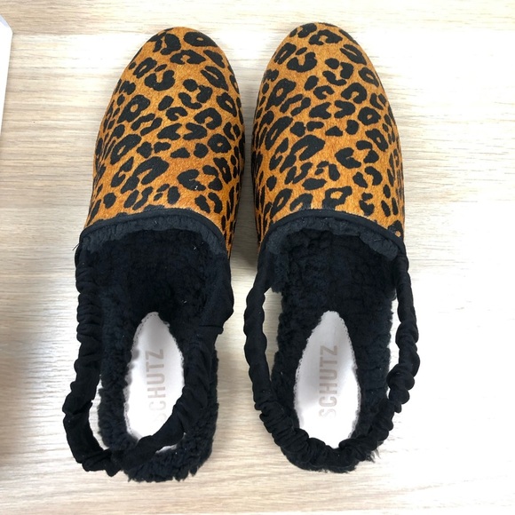 NWT Schutz Pompey Genuine Calf Hair Slingback Flat - Picture 3 of 9